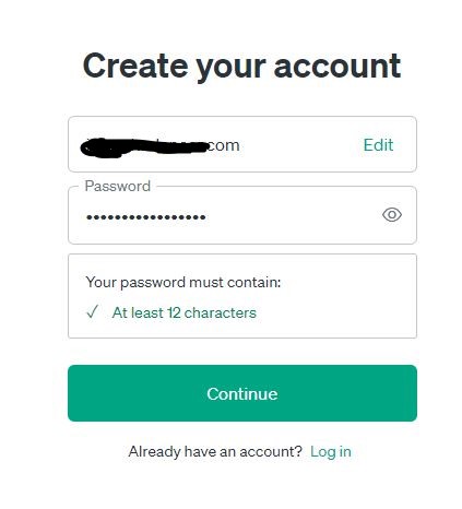 تعیین رمز عبور 