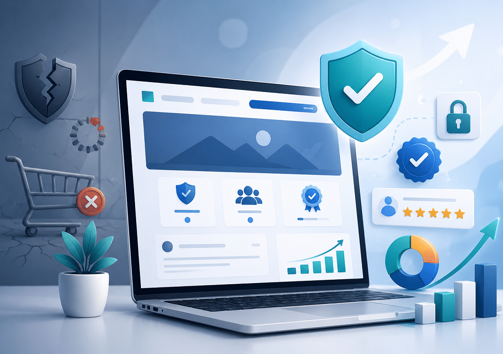 دلایل عدم اعتماد کاربران به سایت