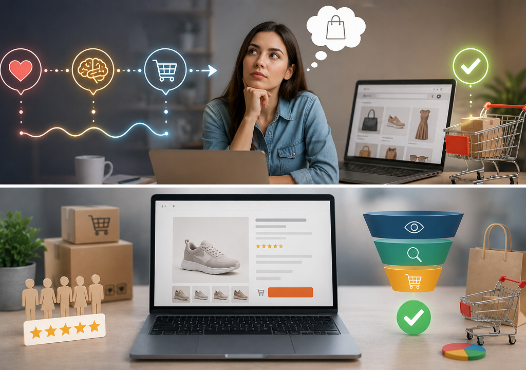 مشتریان هنگام خرید اینترنتی چگونه تصمیم میگیرند؟