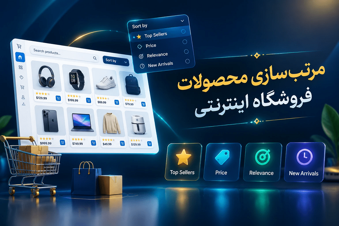 مرتب سازی محصولات فروشگاه اینترنتی؛ محصولات را بر چه اساسی و با چه منطقی مرتب کنیم؟