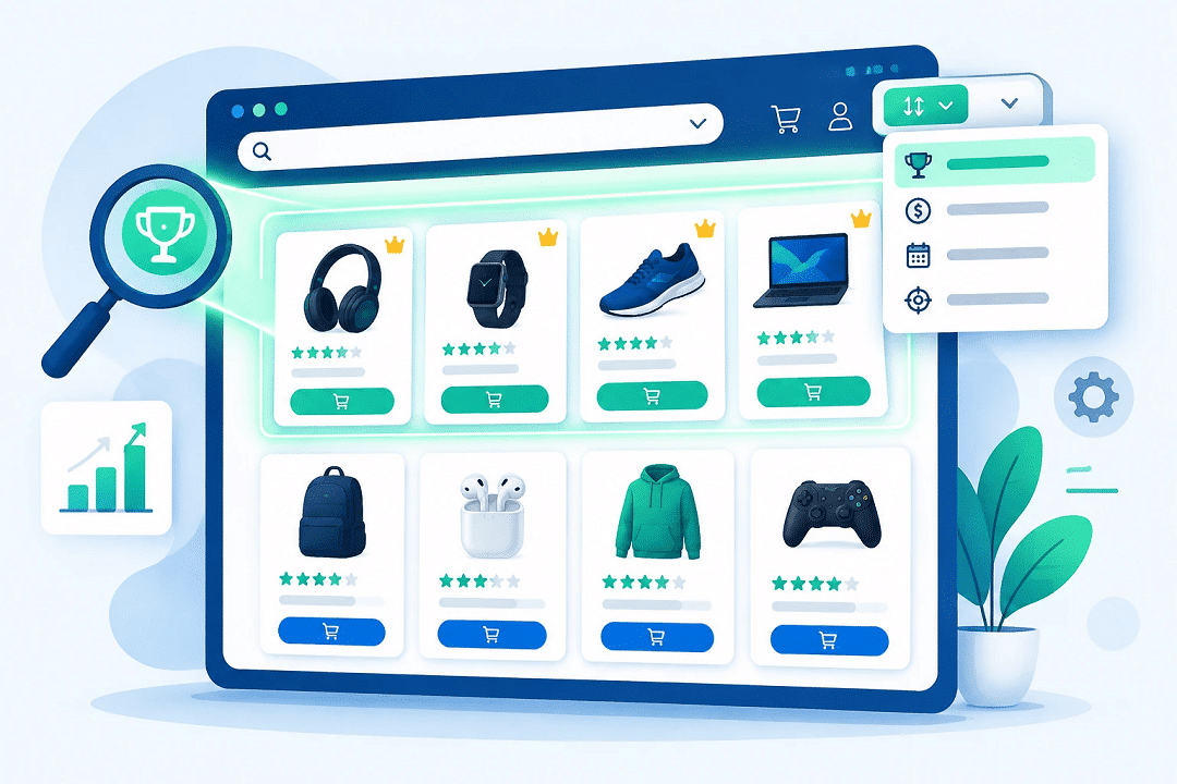 محصولات فروشگاه اینترنتی را بر چه اساسی مرتب کنیم؟